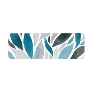 Étiquette feuille d'arbre