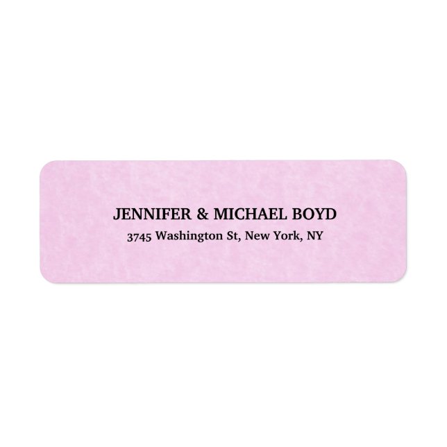 Étiquette Feuille de famille classique de style rétro créati (Devant)