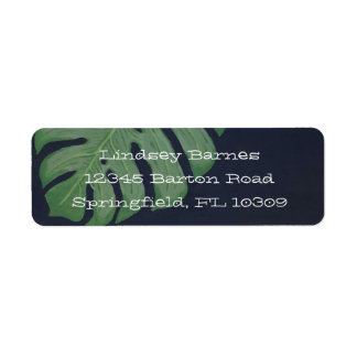 Étiquette Feuille de Monstera
