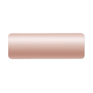 Étiquette Feuille de papier aluminium ombrée rose pastel dor