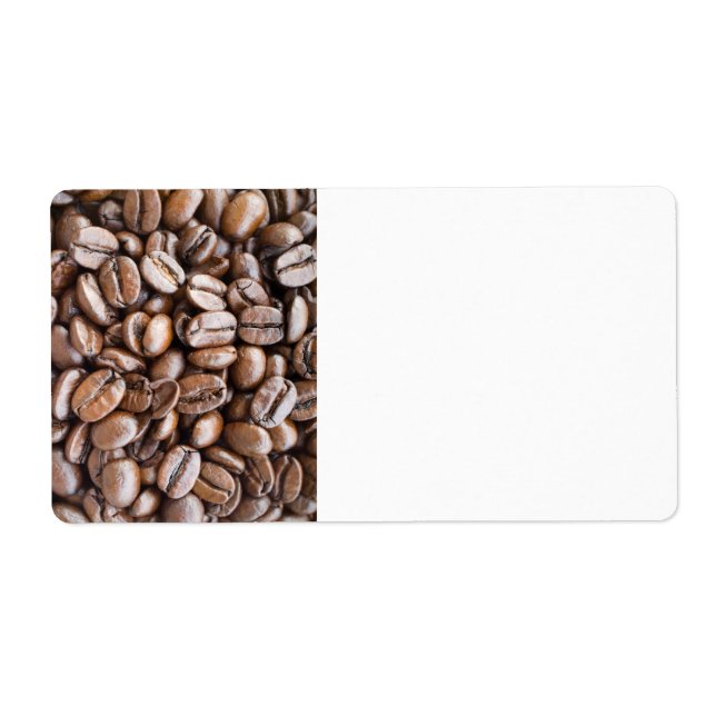 Étiquette Fèves de café (Devant)