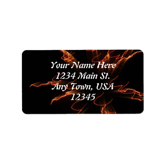 Étiquette Fireworks 3 (Devant)