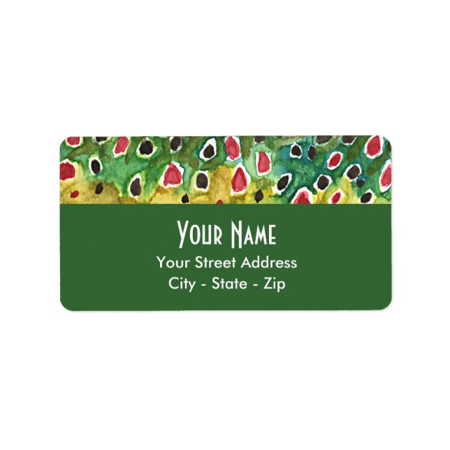 Étiquette Fishing (Devant)