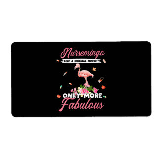 Étiquette Flamant rose | Infirmière comme infirmière normale