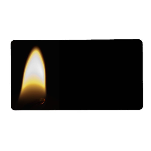 Étiquette Flamme (Devant)