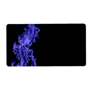 Étiquette Flamme bleue