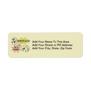 Étiquette Flash d'information je suis les T-shirts et les