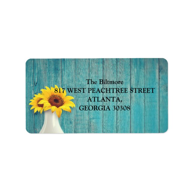 Étiquette Fleur (Devant)