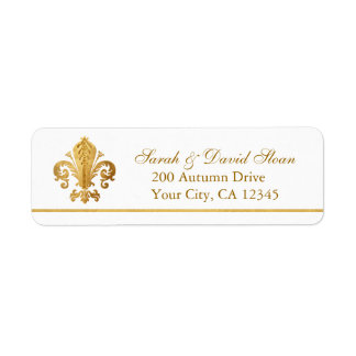 Étiquette Fleur de lis