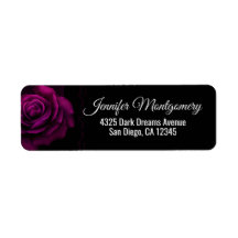 Fleur gothique violet-rouge rose sur Arrière - pla