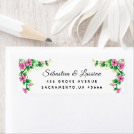Étiquette Fleur sauvage lunatique