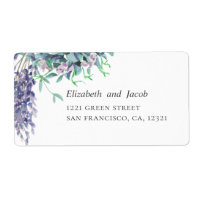 Fleurs violettes. Jardin fleuri. Adresse du lecteu