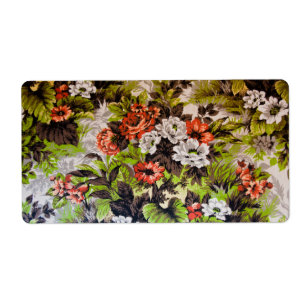 Étiquette Floral