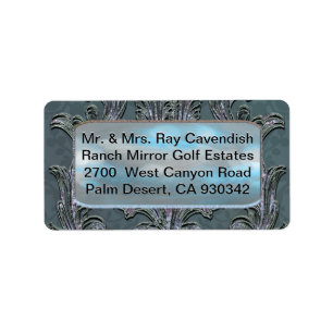 Étiquette Florence Floral Elegant Damask