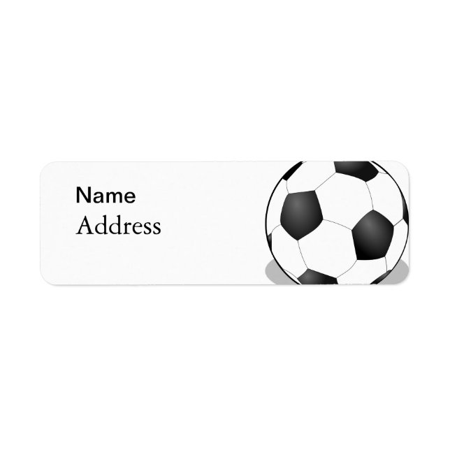 Étiquette Football (Devant)