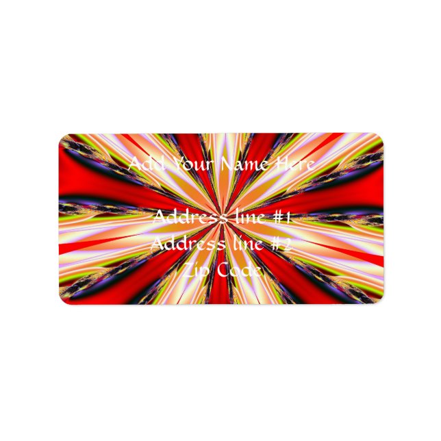 Étiquette Fractalscope 25 (Devant)