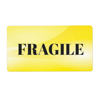Étiquette Fragile