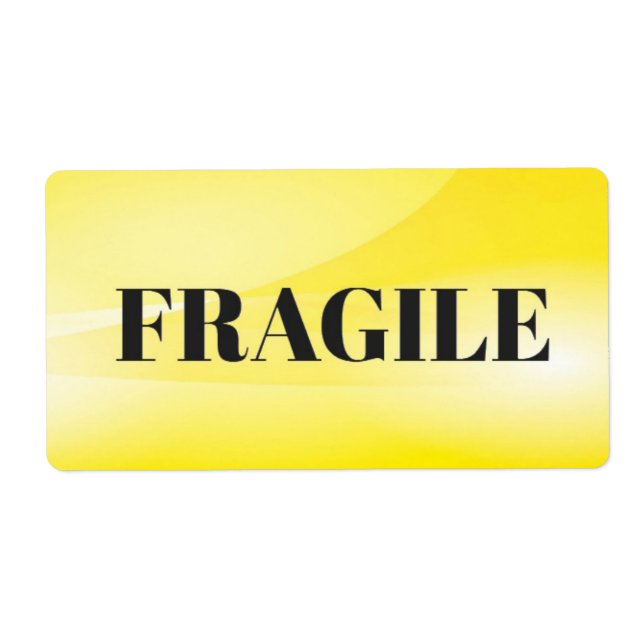 Étiquette Fragile (Devant)