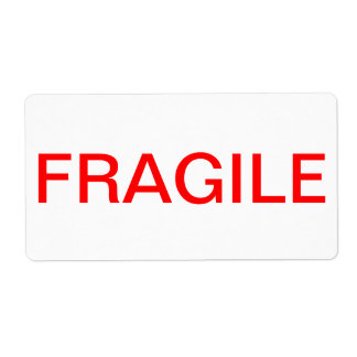 ÉTIQUETTE FRAGILE
