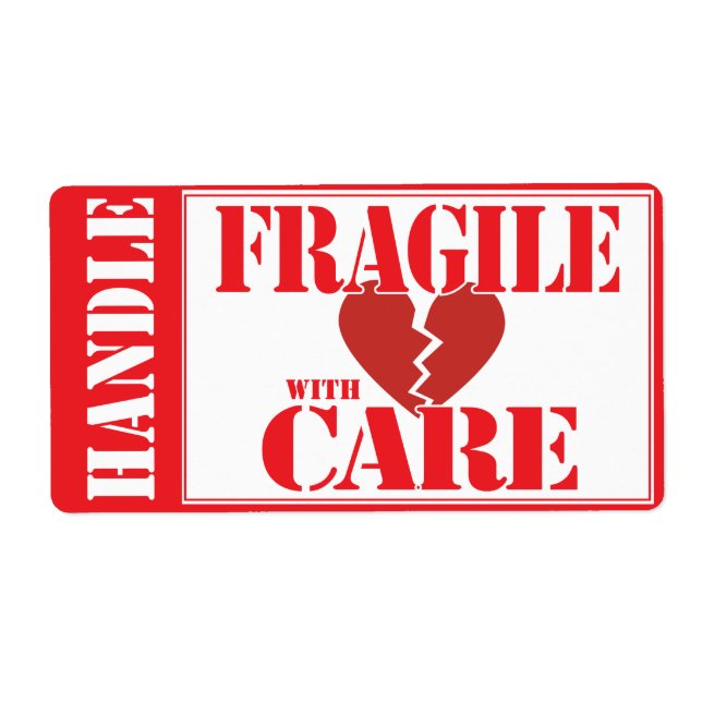 Étiquette Fragile (Devant)