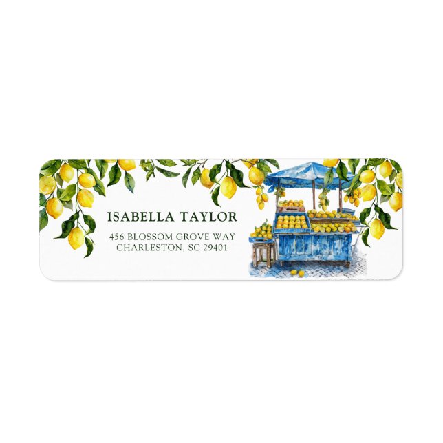 Étiquette Fraîchement sortie du marché Citron Citron Shower  (Devant)