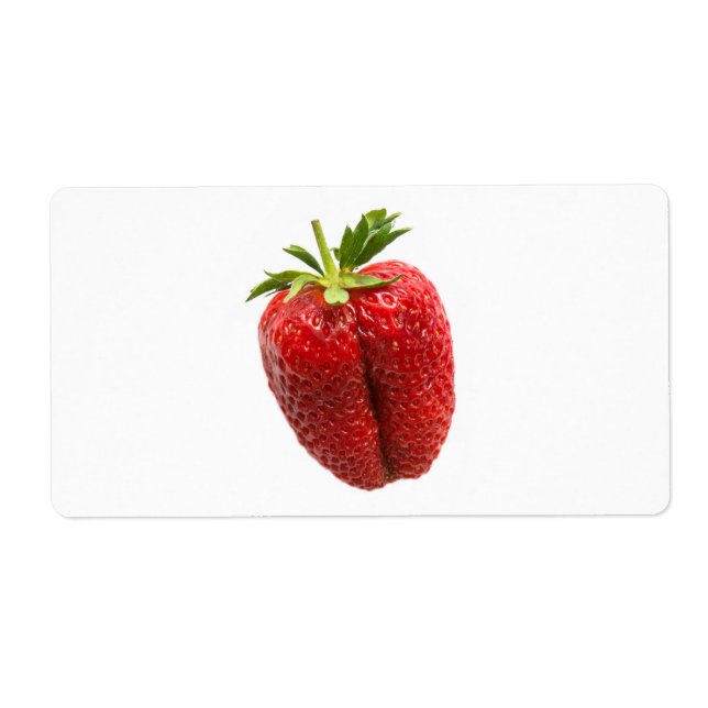 Étiquette Fraise (Devant)