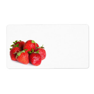 Étiquette Fraises