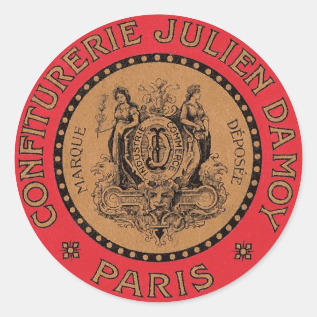 Étiquette français vintage (Devant)