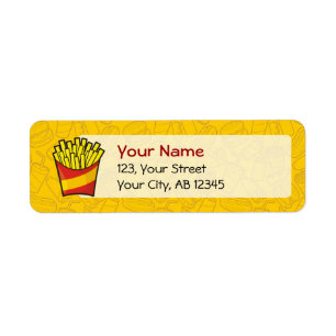 Étiquette Fries françaises