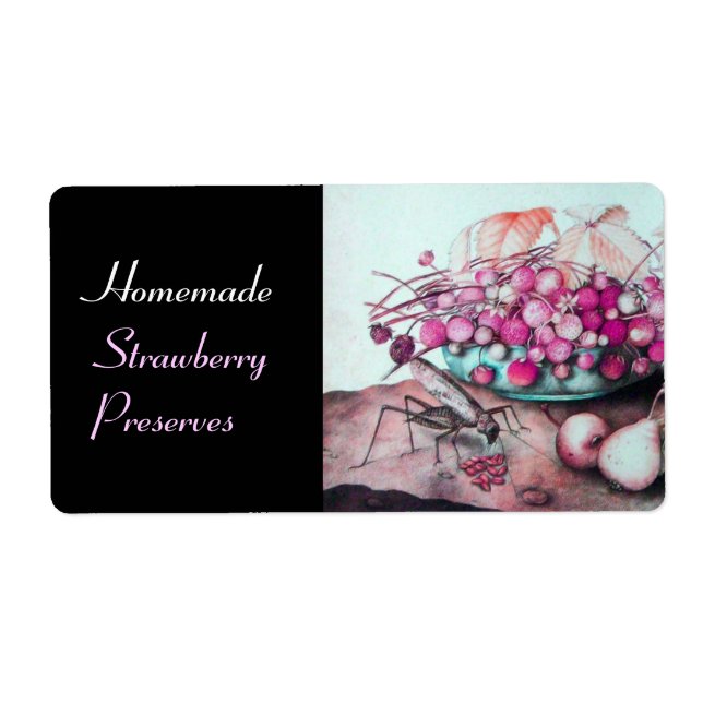 ÉTIQUETTE FRUITS DE SAISON 3 / FRAISES ET PEARS (Devant)