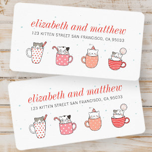 Étiquette Fun Kitty Cat Party Fête Invitation