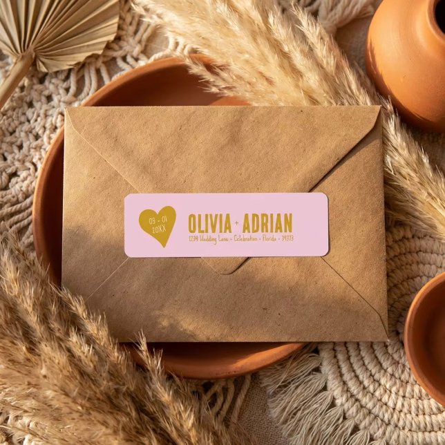 Étiquette Funky Bold Font (Créateur téléchargé)