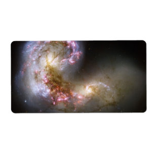 Étiquette Galaxies d'antennes