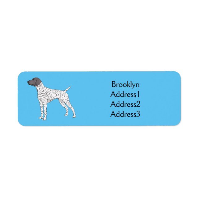 Étiquette German Shorthred Pointer dog (Devant)