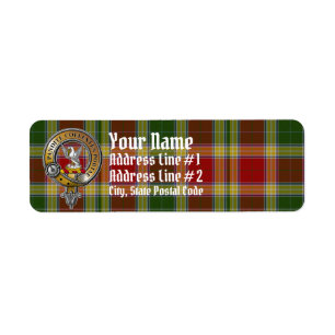 Étiquette Gibbs Gibsone Tartan & Badge
