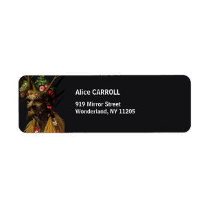 Étiquette Giuseppe Arcimboldo - Quatre saisons en une tête