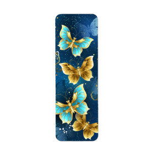 Étiquette Golden butterflies