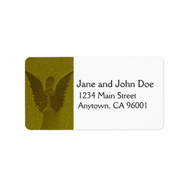 Étiquette Golden Guardian Angel (Devant)