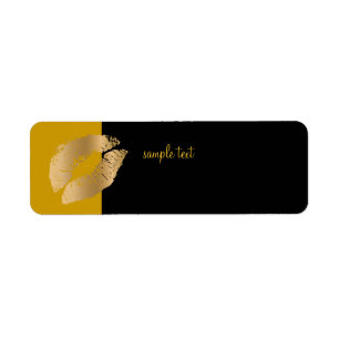 Étiquette Golden Kiss+ Black Gold