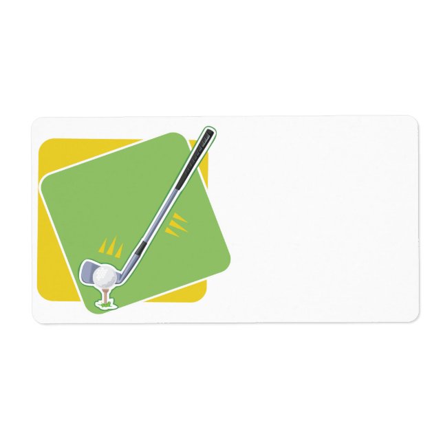 Étiquette Golf (Devant)