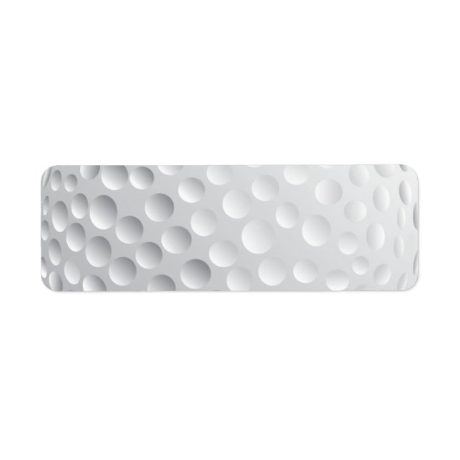 Étiquette golf_Ball2 BLANC GOLF BALL SPORTS GRAPHIQUE VECTEU (Devant)