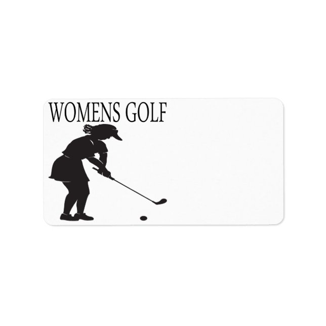 Étiquette Golf des femmes (Devant)