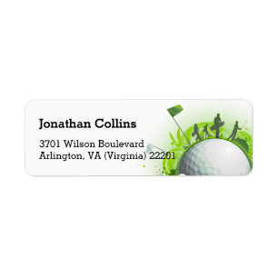 Étiquette Golf personnalisé Sport