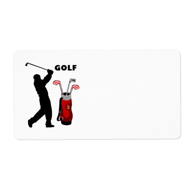 Étiquette Golfeurs (Devant)