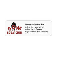Gone Squatchin - Crayon Style Squatcher