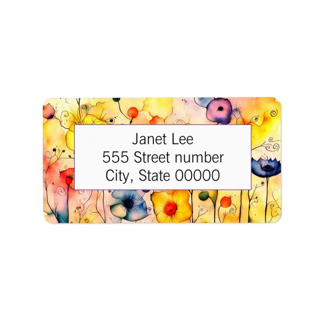 Étiquette Gorgeous one of a-kind address labels (Devant)