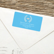 Graduation Moderne Mortarboard Élégant Bleu clair