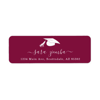 Étiquette Graduation Party Invitation / Announcement Address