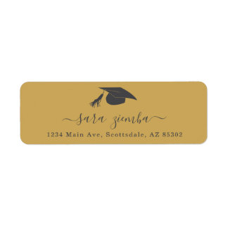 Étiquette Graduation Party Invitation / Announcement Address