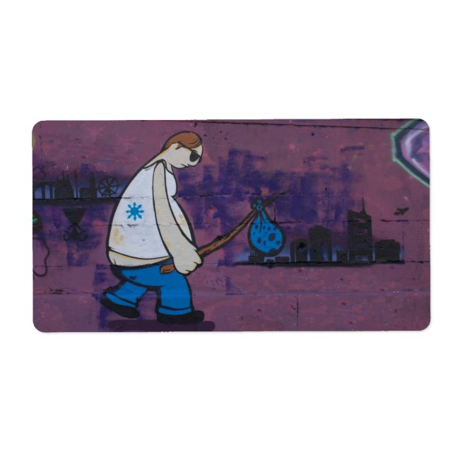 Étiquette Graffiti Wanderer (Devant)